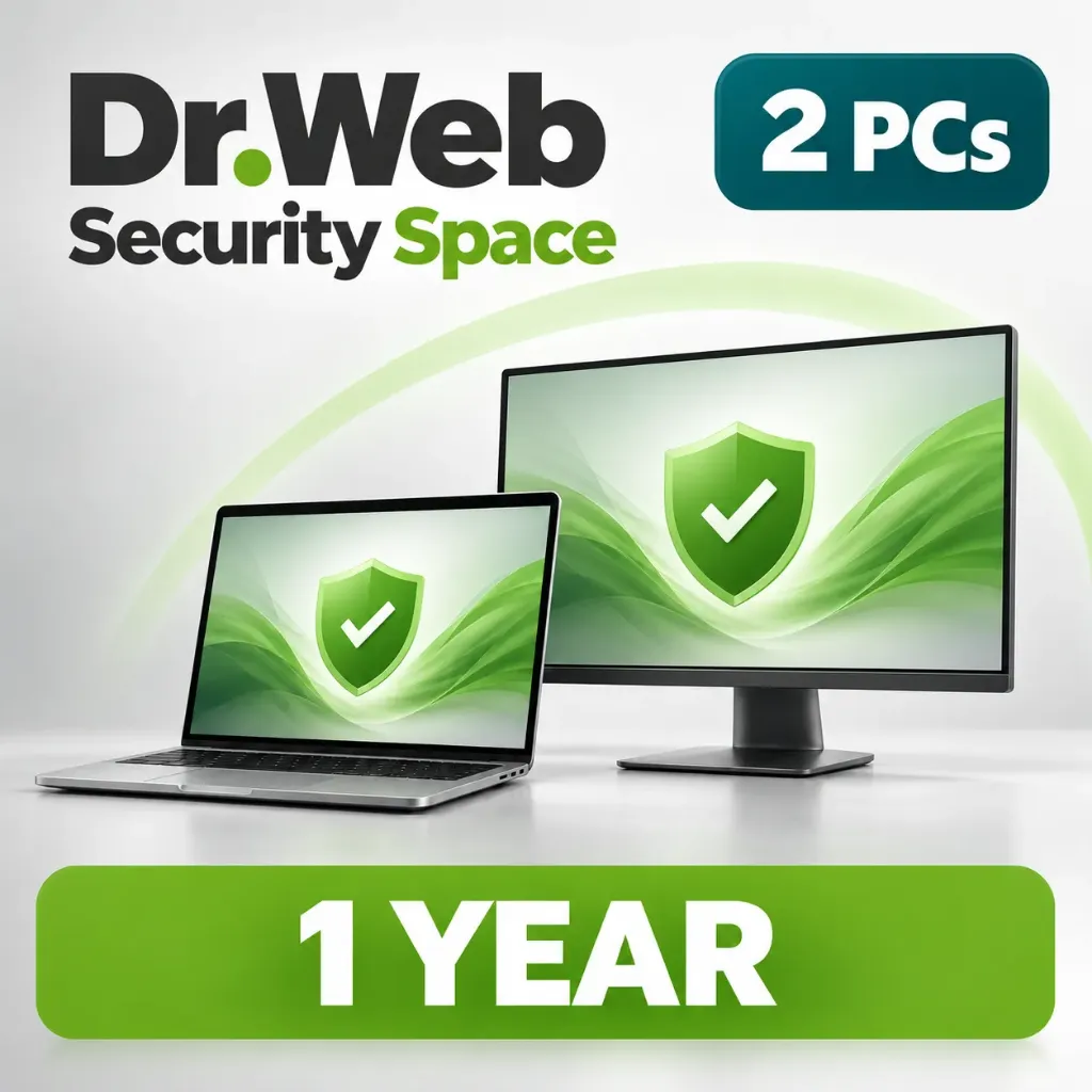 Dr.Web Security Space 2 PC 1 year