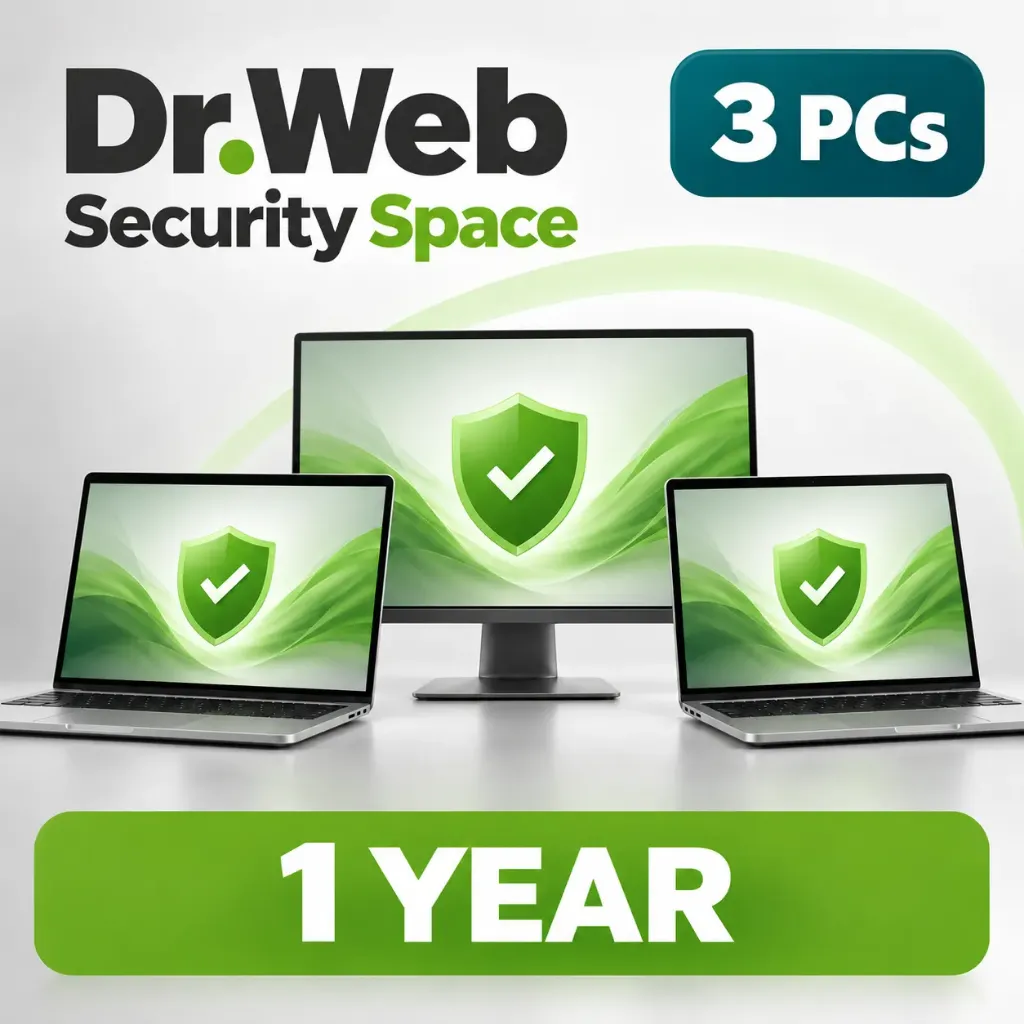 Dr.Web Security Space 3 PC 1 year